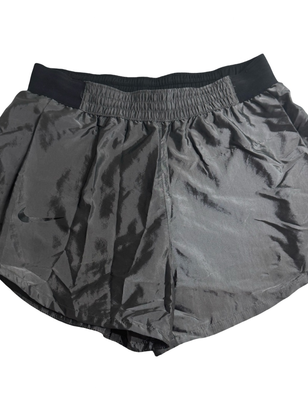Nike Black and Charcoal Women's Running Shorts